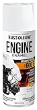 Rust-Oleum 366430 Engine Enamel Spray Paint, 11 oz, Gloss White