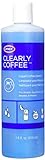 Urnex Clearly Coffee Pot Cleaner 14 Ounce (Made in the USA) French Press Liquid Cleaner for Glass Bowls Airpots Satellite Brewers and Thermal Servers Removes Coffee Oils