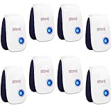 Ultrasonic Pest Repeller Ultrasonic Pest Repeller 8 Pack Plug in Electronic Plugin Pest Repellent Indoor Insect Repellent