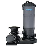 Doheny's Pool Pro Cartridge Filter System For Above Ground Pools | 70 Sq. Ft. System With 1 HP Pump | Ideal For Pools Up to 33,600 Gallons | Engineered Tough With Long-Lasting Thermoplastic