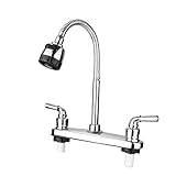 RV Kitchen Faucet Non-Metallic, Flexible Spout for Campers, Motorhomes, Travel Trailers