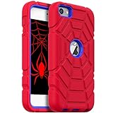Grifobes for iPod Touch 7th Generation Case, iPod Touch 6th / 5th Generation Case, 3-in-1 Heavy Duty Shockproof Rugged Protective Cover for iPod Touch 7 / 6 / 5 Case for Kids Boys Children