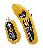 IDEAL INDUSTRIES INC. 61-534 Digital Circuit Breaker Finder with Digital Receiver and GFCI Circuit Tester,Yellow