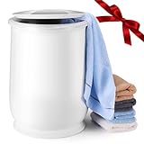 2024 Upgrade Towel Warmers Timer Function Auto Shut Off 20L Large Capacity Hot Towel Warmers Bucket Portable for Bathroom, Ideal Gift for Christmas Day, White New