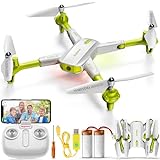 SYMA Drone with 1080P Camera for Adults and Kids,Foldable FPV Remote Control Quadcopter with Altitude Hold, One Key Start, 3D Flips,Speed Switch, 2 Batteries, Toys Gifts for Boys Girls