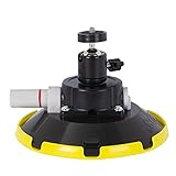IMT 6' Car Camera Mounting Kit Pump Vacuum Suction Cup Mount, Professional Camcorder Vehicle Holder w/ 360° Panorama Ball Head and 180°, DSLR Camera Video Stabilizer Car Sucker Cup Holder