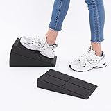 3PCS Slant Board Calf Stretcher, 12''Adjustable Foam Incline Board, Non-Slip Foot Stretch Board for Exercises, Foot Stretching,Physical Therapy Equipment Plantar Fasciitis,Heel,and Calf Stretch Wedge