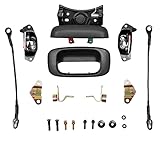 Tailgate Hardware Rebuild Kit Handle Bezel Latch Cables Rods Replacement for 1999-2006 Chevy Silverado GMC Sierra Replaces# 15997911 15921948 88980509