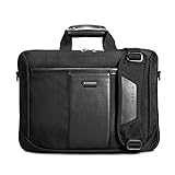 EVERKI Versa Premium Business 13-inch to 17.3-Inch Laptop Briefcase Bag, Ballistic Nylon and Leather, Travel Friendly (EKB427BK17)
