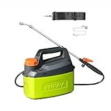 HIFAY ES4 Electric Sprayer 1 Gallon Built-in 4000mAh Rechargeable Battery, Copper-Nickel Spray Nozzle Makes The Spray More Delicate, The Telescopic Spray Rod Can Reach Further