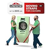 X-Protector Moving Straps - 2 Pairs - Lifting Straps for 2 Movers - Furniture Moving Straps to Move Furniture Easily and Safely - Perfect for Lifting and Moving Equipment, Appliances, Heavy Objects!