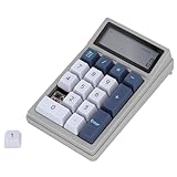 DENTEN 2-in-1 Calculator & Numpad Wireless Mechanical Numeric Keypad with Calculator Function Bluetooth Connectivity Type-C Charging (Brown Switch)