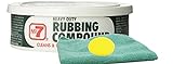 No. 7 Rubbing Compound (10 oz.) Bundle With Microfiber Cloth & Foam Pad (3 Items)