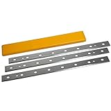 HSSQ Replacement Planer Blades 12-1/2 Inch For DeWalt DW734 Planer Blades, Thickness Planer, Replace DW7342 - Set Of 3