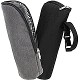 Toddmomy 2pcs Baby Bottle Insulated Bags Thermal Breastmilk Feeding Bottle Holder Tote with Hanging Buckle Portable Insulation Pouch for Newborn Toddler Stroller Travel