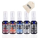 Scent Bomb 5 Pack 100% Concentrated Air Freshener Car/Home Spray Mix # 1 With GCTech Pouch
