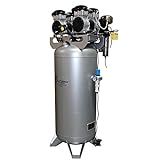 California Air Tools 60040DCAD Ultra Quiet & Oil-Free 4.0 Hp, 60.0 Gal. Steel Tank Air Compressor with Air Drying System & Auto Drain