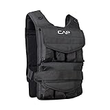 CAP Barbell Adjustable Weighted Vest, 40 Lb