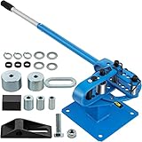 Vevor YP-9 Manual Bench Top Compact Bender Pipe Bending Machine 7 Dies 1-3inch Metal Fabrication Tube Rod Pipe Bender 44ft Mount Powdercoat Telescoping Handle Maximum 45420 Thick 1-15/16inch Width