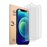 (3 PACK) Apple iPhone 12 Mini Screen Protector - (5.4 Inch) Tempered Glass Screen Compatible with Apple iPhone 12 Mini (2020) - Case Friendly & Scratch Resistant - 3 Pack - By Mase home (12 MINI)