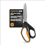 Fiskars Pro PowerArc Shears - 10' Heavy Duty Scissors - Building and Construction Tools - Orange/Black