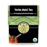 Buddha Teas Organic Yerba Mate Tea - OU Kosher, USDA Organic, CCOF Organic, 18 Bleach-Free Tea Bag
