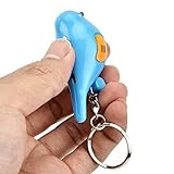 Car Key Finder Locator with Sound, clap finder key finder keychain sound control clap key finder keyring whistle key finder whistle key holder for Key Finding Lost Prevent (Blue)