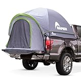 Napier Backroadz Truck Bed Camping Tent - Waterproof 2-Person Tent - Easy to Install - Compact Storage Case - Sturdy Camp & Adventure Shelter Truck Accessories - Grey/Green, Full Size Short Bed
