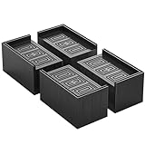 USION Bed Risers 3 Inch 2023 Upgraded, Oversized, Heavy Duty Rectangular Furniture Risers Supports Up to 11000lbs for Bed, Sofa, College Dorm, Couches, Tables, Desks