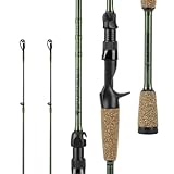 KastKing Spartacus II Twin Tip Fishing Rods, Cast - 7'6' - H Power - Fast