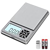 GRAM PRES Digital Pocket Gram Scale 300g x 0.01g Accuracy， Micro Mini High Precision Scale Digital Weight Grams and Oz for Jewelry, Diamond，Arrows, Powders, Herbs and Food,with 50g Cal Weights