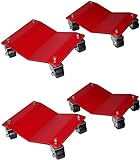 Auto Dolly Car Dollies M998035 Made in USA - 12in x 16in 10,000lbs Capacity with Heavy Duty Casters 4 Piece for Cars, Trucks, UTVs, SUVs, Boats, RVs