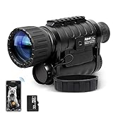 Infrared HD Night Vision Monocular with WiFi,Bestguarder WG-50 Plus,6-30X50MM Smart Digital Hunting Gear Can Takes 5mp Photo 720 Video from 1300ft Distance in Complete Darkness