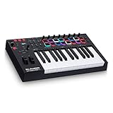M-Audio Oxygen Pro 25 – 25 Key USB MIDI Keyboard Controller With Beat Pads, MIDI assignable Knobs & Buttons and Software Suite Included,black