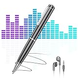 64GB Voice Recorder - Recorder Voice Activated with Intelligent Noise Reduction, Portable Recording Device for Lecture/Meeting/Course, Audio Recorder Transfer File to Computer