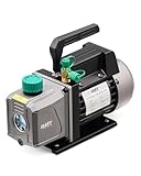 Orion Motor Tech Vacuum Pump, 4.5 cfm 1/3 hp HVAC Single Stage Vacuum Pump for R12 R22 R134a R410a R1234yf, Auto AC Vacuum Pump Kit for Automotive Air Conditioner Resin Degassing & More, Oil Included