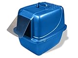 Van Ness Pets Odor Control Extra Large, Giant Enclosed Cat Pan with Odor Door, Hooded, Blue, CP7