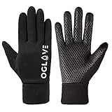 OGLOVE Waterproof Thermal Sports Gloves for Kids, Touchscreen Sensitive Field Gloves for Football, Soccer, Rugby, Mountain Biking, Cycling, Running, Lacrosse and More, Kids Medium 9-10Y