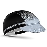 Hikenture Cycling Cap for Men and Women,Bike Hat with Visor Summer Sun Hat(Greydot)