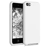 kwmobile TPU Silicone Case Compatible with Apple iPod Touch 6G / 7G (6th and 7th Generation) - Case Soft Flexible Protective Cover - White Matte