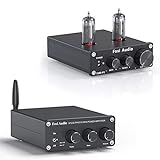 Fosi Audio BT20A Bluetooth 5.0 Stereo Audio 2 Channel Amplifier Receiver and P1 Tube Pre-Amplifier