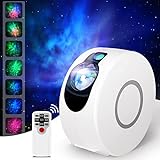 Star Projector, Galaxy Projector with LED Nebula Cloud, Star Light Projector with Remote Control for Kids Adults Bedroom, Home Theatre, Party, Game Rooms and Night Light Ambience (White)…