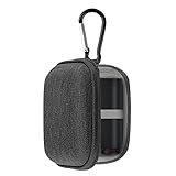 Geekria Shield Headphones Case Compatible with Fiio M5, BTR3, BTR5, A1, S.M.S.L Idol+, IDEA, X4, Shanling Q1, M1 Case, Replacement Hard Shell Travel Carrying Bag with Cable Storage (Dark Grey)