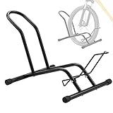 SHIAO Bike Stand Floor Bike Rack Garage Bicycle Stand Bike Parking Rack Stand Bike Storage Stand Perfect for 16'-29' Front and Rear Wheel Parking Rack Stand