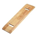 YPCBYNBS Wooden Transfer Board,Made of Heavy-Duty Hardwood for Transferring Disabled Patient,Elderly,Seniors Between Wheelchair,Bed,Commode,or Chair,30' with Two Hand Cutouts