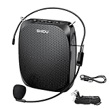 Portable Voice Amplifier SHIDU Personal Microphone Headset for Speaking Rechargeable Mini Pa System for Teachers Tour Guides Coaches Classroom Singing Yoga Fitness Instructors