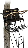 Muddy MLS2251 Stronghold 2.5 XTL 18' Ladder Tree Stand with Tree Lok System for Big Game/Shooting/Hunting,Black