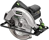 GALAX PRO Circular Saw 5800 RPM Hand-Held Cord Circular Saw, 10 Amp with 7-1/4 Inch Blade, Adjustable Cutting Depth (1-5/8' to 2-1/2') for Wood and Logs Cutting
