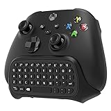 MENEEA Controller Keyboard for Xbox Series X/Series S/One/S/Controller, Mini Game Chatpad Keypad with Audio/3.5mm Headset Jack & 2.4Ghz Receiver Accessories for for Xbox Series X/S Game Controller