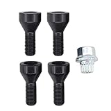 NewYall Set of 5 Security Wheel Bolts Lock Nuts and Master Key